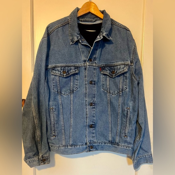 90s Vintage Levi's Blue Denim Jacket - Picture 1 of 3